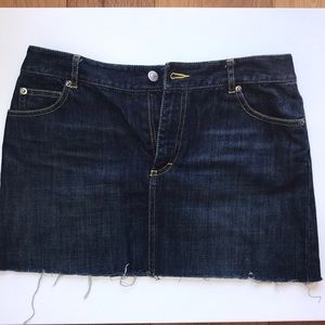 Club Monaco jean skirt